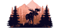Lost Moose Meadows moose logo