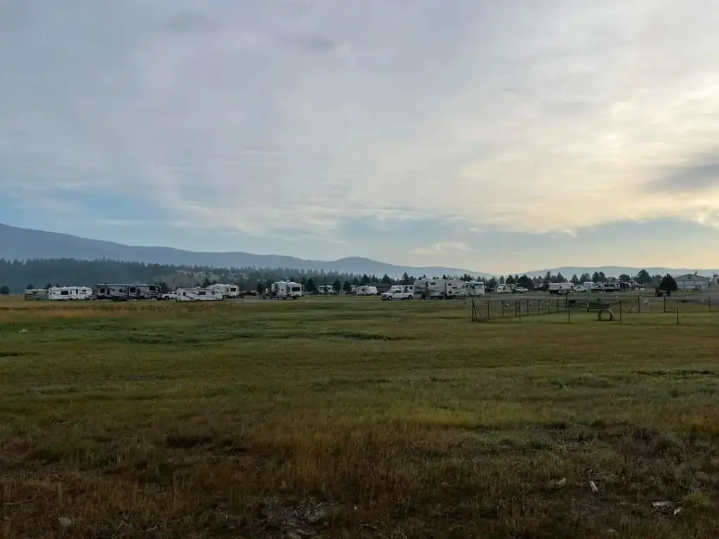 Early morning over the campground