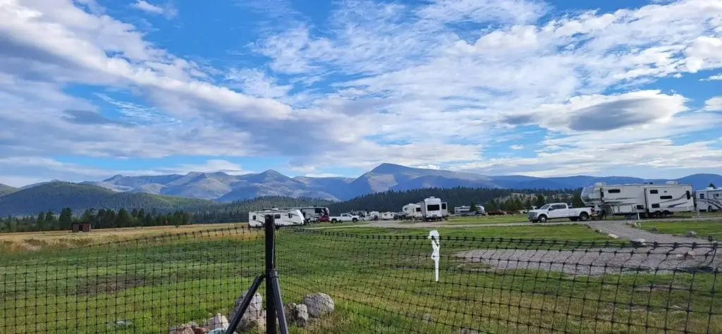 Looking north from the dog park